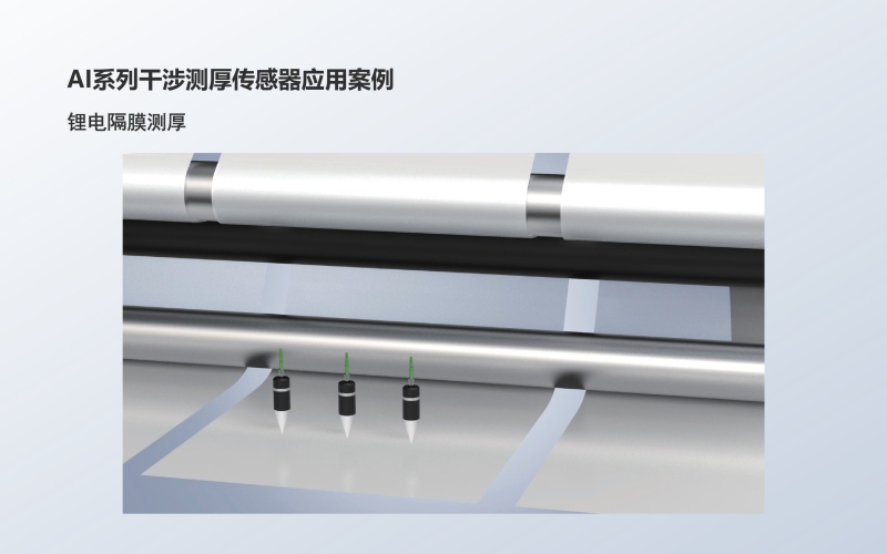 I系列干涉测厚传感器应用：锂电隔膜测厚